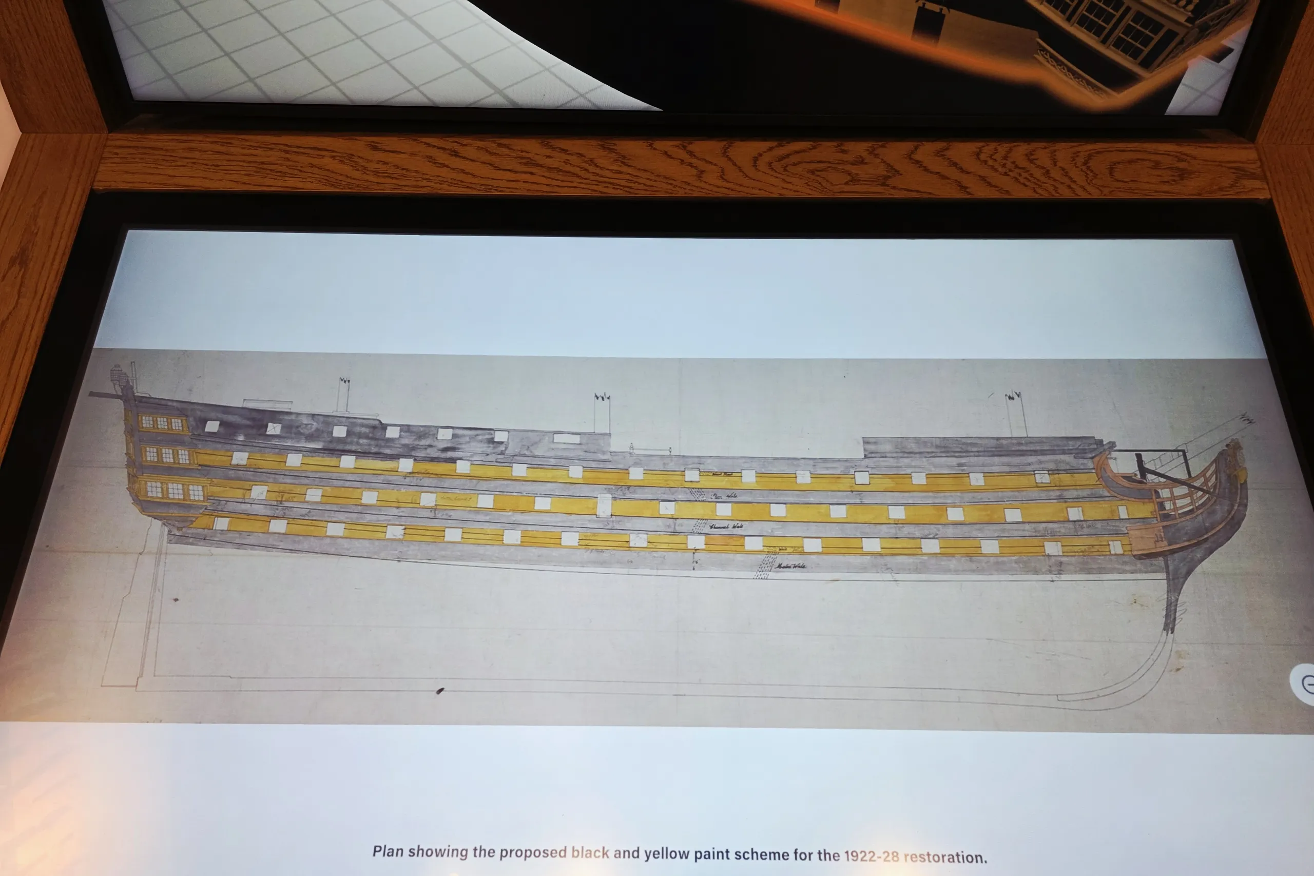 Color scheme HMS Victory 1805 2